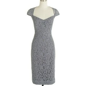 J.Crew Tinsley Lace Dress Gray Size 6